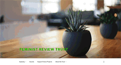 Desktop Screenshot of feminist-review-trust.com